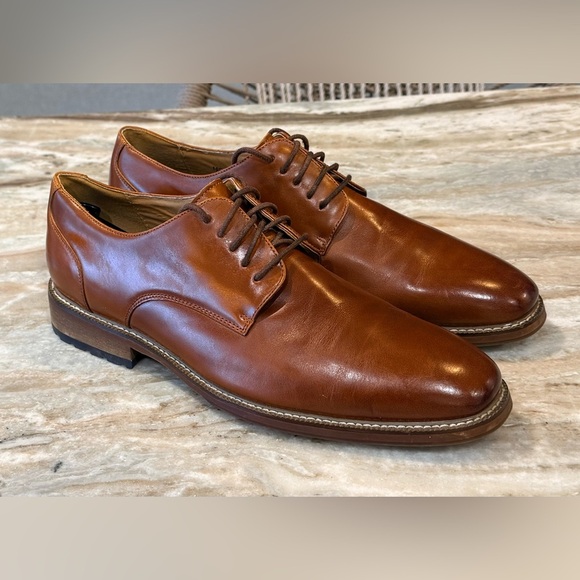 Men’s JOSEPH ABBOUD Brown leather Oxford dress shoes- Size 10D main image 6